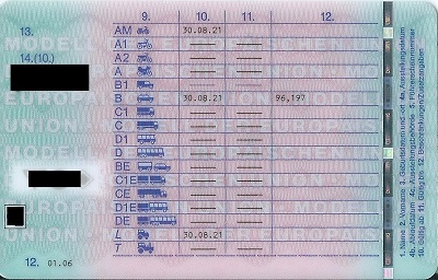 B96 Führerschein
